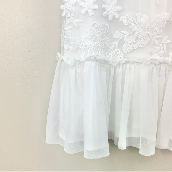 Ryse The Label Ivy White Ruffled Mini Dress - Picture 9 of 16